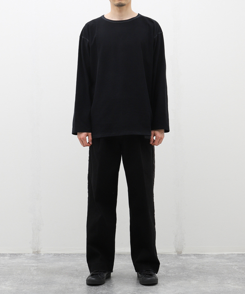 EDIFICE（エディフィス）の「【TATAMASS / タタマス】SELVAGE DENIM BELT PANTS（デニムパンツ・メンズ・ブラック/ホワイト・LARGE/MEDIUM）」の21枚目の写真