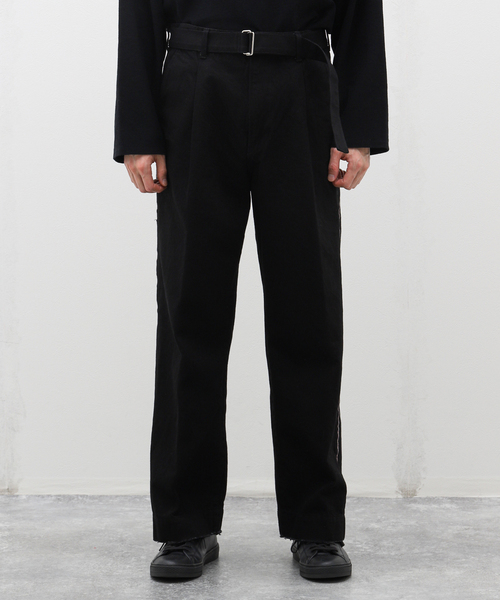 EDIFICE（エディフィス）の「【TATAMASS / タタマス】SELVAGE DENIM BELT PANTS（デニムパンツ・メンズ・ブラック/ホワイト・LARGE/MEDIUM）」の15枚目の写真