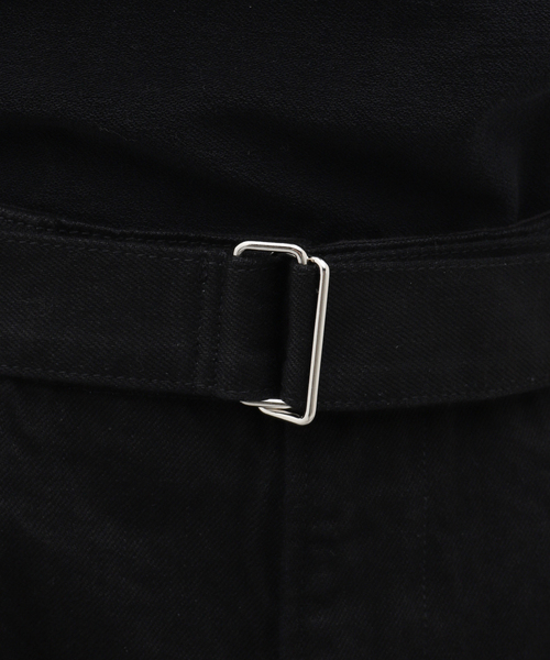 EDIFICE（エディフィス）の「【TATAMASS / タタマス】SELVAGE DENIM BELT PANTS（デニムパンツ・メンズ・ブラック/ホワイト・LARGE/MEDIUM）」の10枚目の写真