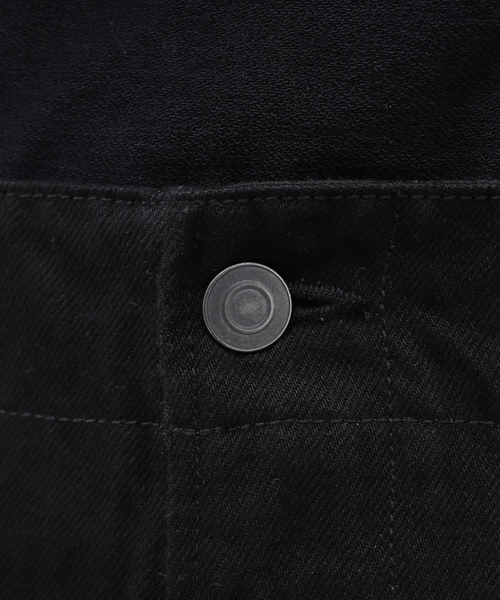 EDIFICE（エディフィス）の「【TATAMASS / タタマス】SELVAGE DENIM BELT PANTS（デニムパンツ・メンズ・ブラック/ホワイト・LARGE/MEDIUM）」の11枚目の写真