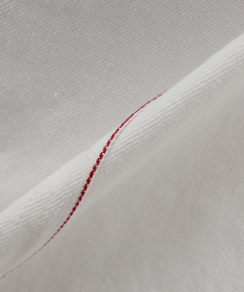 EDIFICE（エディフィス）の「【TATAMASS / タタマス】SELVAGE DENIM BELT PANTS（デニムパンツ・メンズ・ブラック/ホワイト・LARGE/MEDIUM）」の8枚目の写真