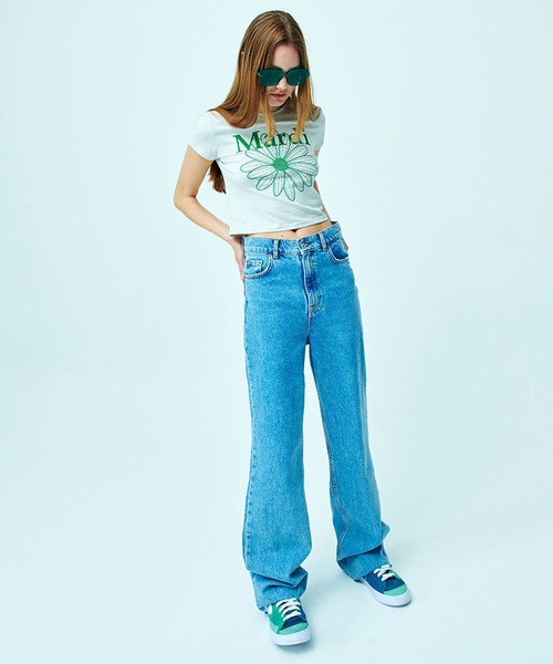 Mardi Mercredi 花柄プリント Tシャツ ショートパンツ セット