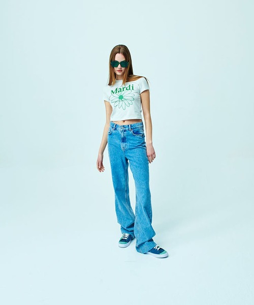 Mardi Mercredi 花柄プリント Tシャツ ショートパンツ セット