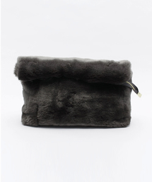 goocy | ファーロールクラッチBag(クラッチバッグ)