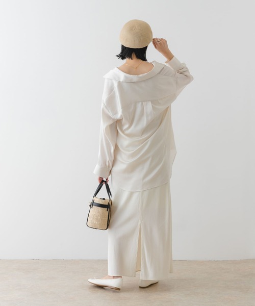 RODE SKO(ロデスコ)の「洗えるたためるキャスケット(キャスケット・レディース・ナチュラル/ベージュ/ブラック・ONE)」の13枚目の写真