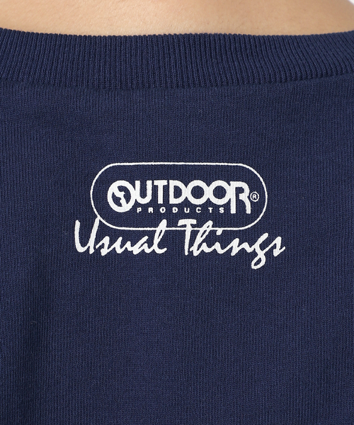 OUTDOOR PRODUCTS Usual Things(アウトドアプロダクツユージュアルシングス)の「フロッキーロゴTEE(Tシャツ/カットソー・レディース・ホワイト/レッド/ネイビー・FREE)」の14枚目の写真