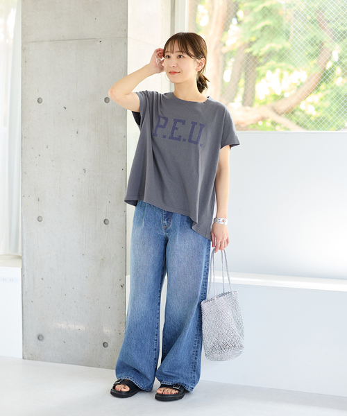 【RIDING HIGH/ライディングハイ】ラフィテンジクTシャツ　ブルー ジャーナルスタンダード JOURNAL STANDARD 《追加》【RIDING
