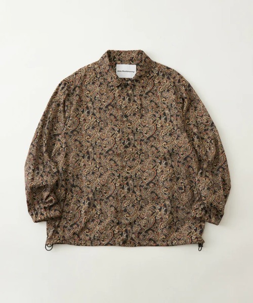 WHITE MOUNTAINEERING(ホワイトマウンテニアリング)の「PAISLEY SATIN COACH JACKET(その他アウター・メンズ・ホワイト/ブラック・2)」の2枚目の写真