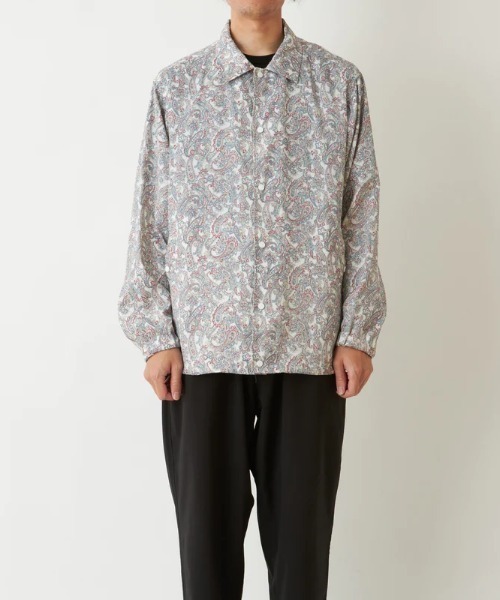 WHITE MOUNTAINEERING(ホワイトマウンテニアリング)の「PAISLEY SATIN COACH JACKET(その他アウター・メンズ・ホワイト/ブラック・2)」の10枚目の写真
