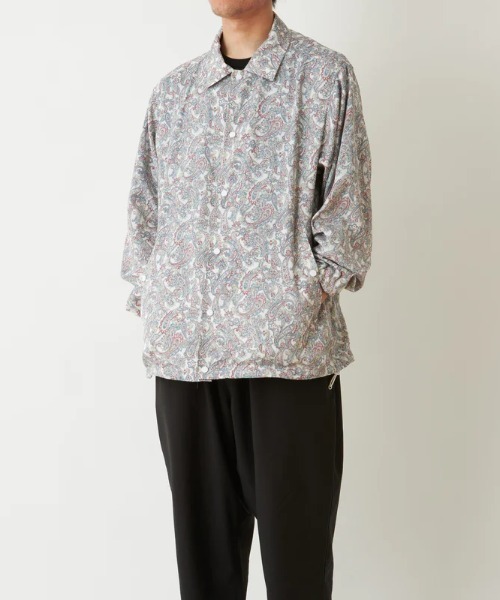 WHITE MOUNTAINEERING(ホワイトマウンテニアリング)の「PAISLEY SATIN COACH JACKET(その他アウター・メンズ・ホワイト/ブラック・2)」の8枚目の写真