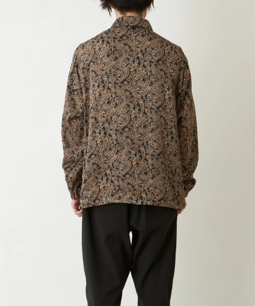 WHITE MOUNTAINEERING(ホワイトマウンテニアリング)の「PAISLEY SATIN COACH JACKET(その他アウター・メンズ・ホワイト/ブラック・2)」の6枚目の写真