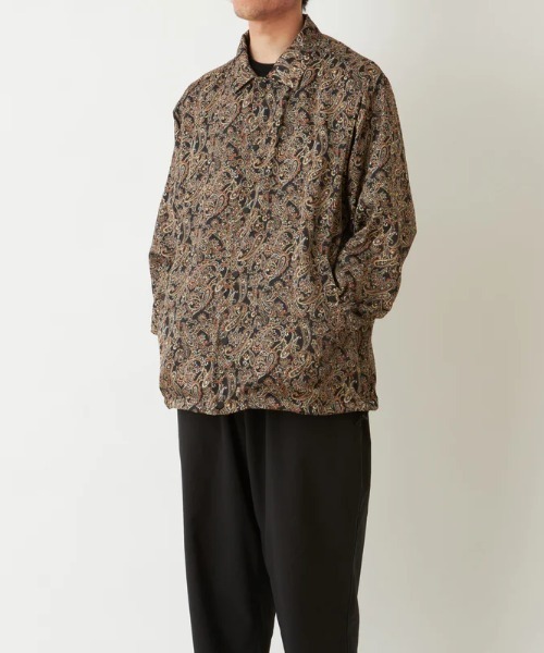 WHITE MOUNTAINEERING(ホワイトマウンテニアリング)の「PAISLEY SATIN COACH JACKET(その他アウター・メンズ・ホワイト/ブラック・2)」の5枚目の写真