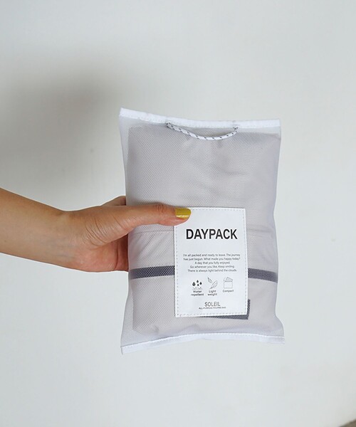 soleil（ソレイユ）の「SOLEIL/ソレイユ ウィークエンドデイパック（バックパック/リュック・レディース・ナチュラル/ブラック/サックスブルー/イエロー/ピンク・ONE SIZE）」の13枚目の写真
