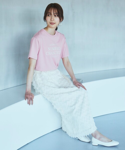 THE SHOP TK （ザ ショップ ティーケー ）の「◆フリンジフレアスカート（スカート・レディース・ブラック/アイボリー・13/12）」の19枚目の写真