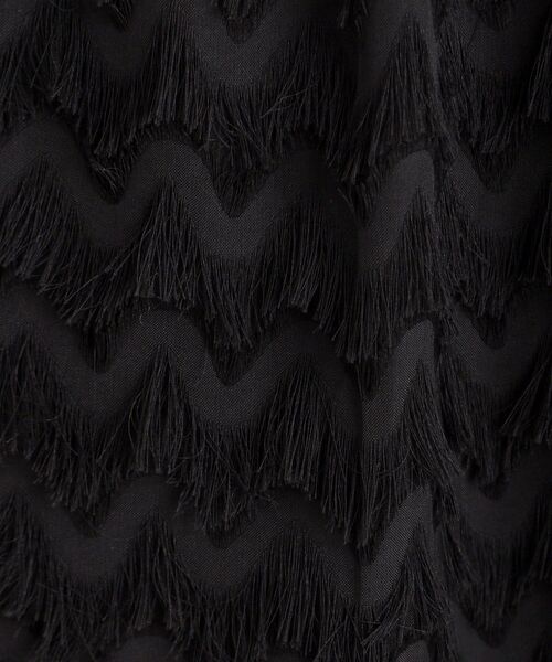 THE SHOP TK （ザ ショップ ティーケー ）の「◆フリンジフレアスカート（スカート・レディース・ブラック/アイボリー・13/12）」の12枚目の写真