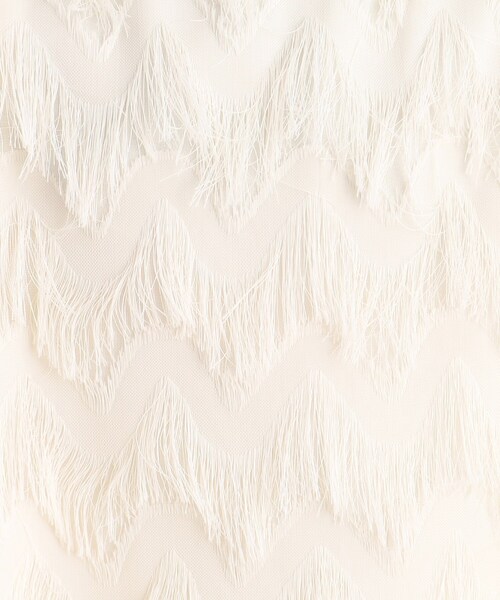 THE SHOP TK （ザ ショップ ティーケー ）の「◆フリンジフレアスカート（スカート・レディース・ブラック/アイボリー・13/12）」の15枚目の写真