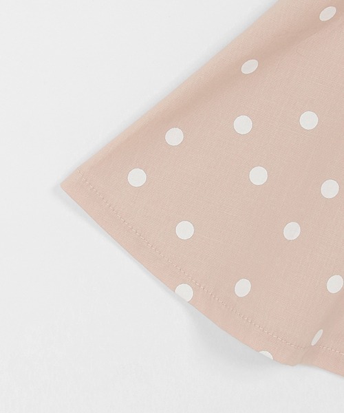 petit main（プティマイン）の「【リンク】ペプラムカットチュニック(キッズ)（チュニック・キッズ・ライトピンク/ライトベージュ/チャコール・80ｃｍ/90cm/100cm/110cm/120cm/130cm）」の12枚目の写真