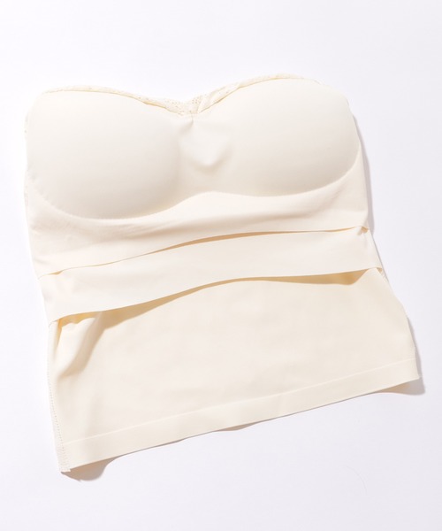 Lace Ladies(レースレディース)の「フラワー レース スカラップ カップ付き クロップド キャミソール(キャミソール・レディース・ブラック/アイボリー/ブラウン/ベージュ・FREE)」の18枚目の写真