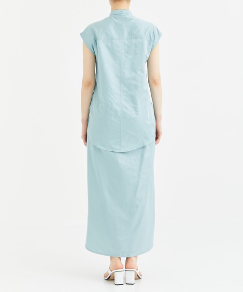 SATORU SASAKI/サトルササキ】WRAP DRESS SHIRT SILK/シルク