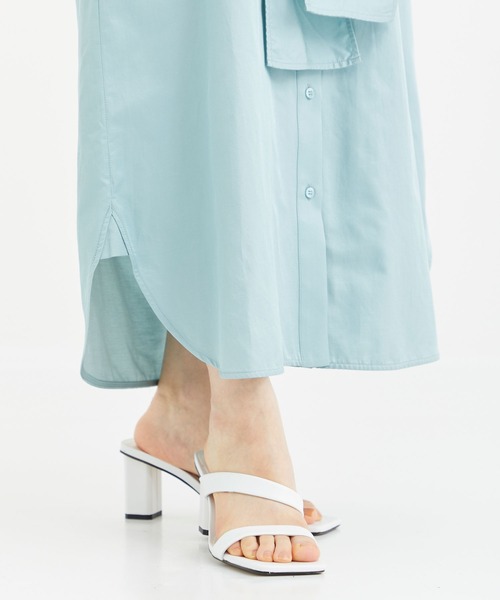 SATORU SASAKI/サトルササキ】WRAP DRESS SHIRT SILK/シルク