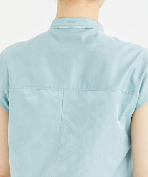 SATORU SASAKI(サトルササキ)の「【SATORU SASAKI/サトルササキ】WRAP DRESS SHIRT SILK/シルクラップシャツワンピース/ドレス(シャツワンピース・レディース・サックスブルー・1)」の10枚目の写真