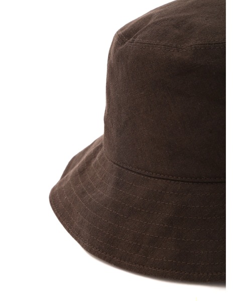 MARGARET HOWELL（マーガレットハウエル）の「LINEN PLAINWEAVE（ハット・メンズ・グレー/ブラウン系その他2・FREE）」の6枚目の写真