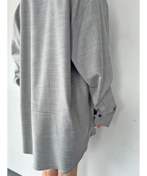 EGOIST（エゴイスト）の「リネンライクシャツセットアップ（セットアップ・レディース・ベージュ/ピンク/グレー・FREE）」の10枚目の写真