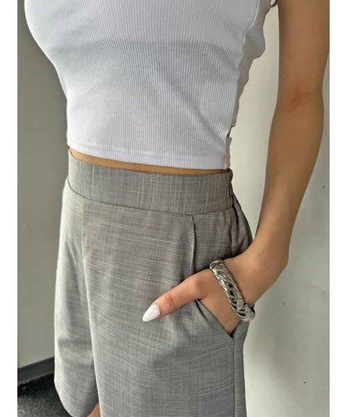 EGOIST（エゴイスト）の「リネンライクシャツセットアップ（セットアップ・レディース・ベージュ/ピンク/グレー・FREE）」の13枚目の写真