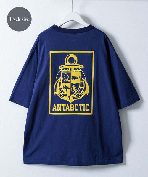 ARMY TWILL（アーミーツイル）の「『別注』ARMY TWILL×Sonny Label　Print T-shirts（Tシャツ/カットソー・メンズ・ネイビー/ホワイト/ブルー・MEDIUM/LARGE）」の2枚目の写真