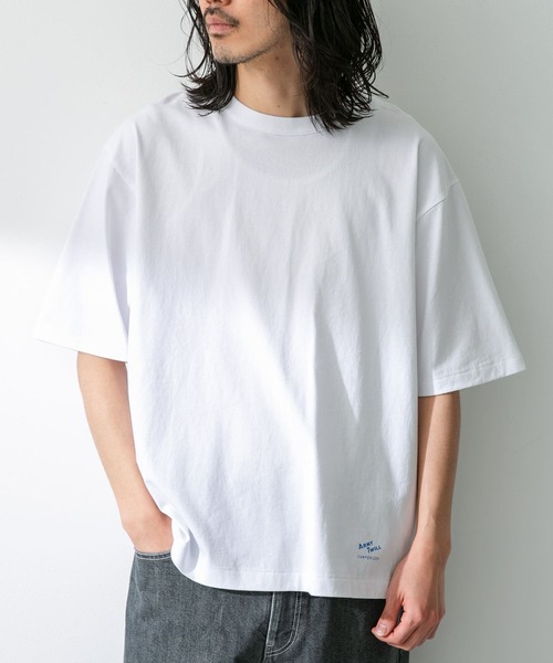 ARMY TWILL（アーミーツイル）の「『別注』ARMY TWILL×Sonny Label　Print T-shirts（Tシャツ/カットソー・メンズ・ネイビー/ホワイト/ブルー・MEDIUM/LARGE）」の4枚目の写真
