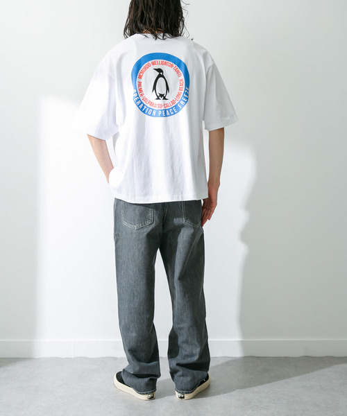 ARMY TWILL（アーミーツイル）の「『別注』ARMY TWILL×Sonny Label　Print T-shirts（Tシャツ/カットソー・メンズ・ネイビー/ホワイト/ブルー・MEDIUM/LARGE）」の9枚目の写真