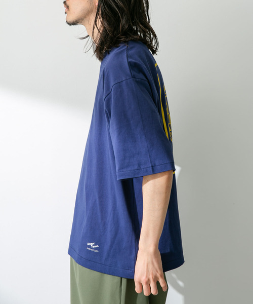 ARMY TWILL（アーミーツイル）の「『別注』ARMY TWILL×Sonny Label　Print T-shirts（Tシャツ/カットソー・メンズ・ネイビー/ホワイト/ブルー・MEDIUM/LARGE）」の11枚目の写真