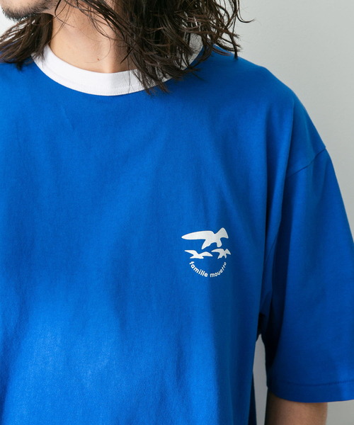 ARMY TWILL（アーミーツイル）の「『別注』ARMY TWILL×Sonny Label　Print T-shirts（Tシャツ/カットソー・メンズ・ネイビー/ホワイト/ブルー・MEDIUM/LARGE）」の15枚目の写真