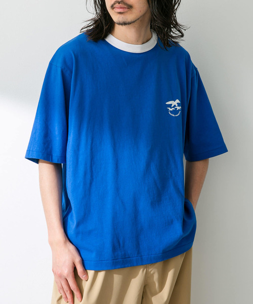 ARMY TWILL（アーミーツイル）の「『別注』ARMY TWILL×Sonny Label　Print T-shirts（Tシャツ/カットソー・メンズ・ネイビー/ホワイト/ブルー・MEDIUM/LARGE）」の18枚目の写真