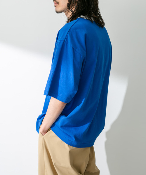 ARMY TWILL（アーミーツイル）の「『別注』ARMY TWILL×Sonny Label　Print T-shirts（Tシャツ/カットソー・メンズ・ネイビー/ホワイト/ブルー・MEDIUM/LARGE）」の20枚目の写真