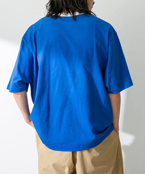 ARMY TWILL（アーミーツイル）の「『別注』ARMY TWILL×Sonny Label　Print T-shirts（Tシャツ/カットソー・メンズ・ネイビー/ホワイト/ブルー・MEDIUM/LARGE）」の21枚目の写真