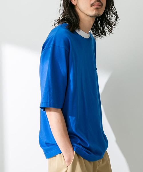 ARMY TWILL（アーミーツイル）の「『別注』ARMY TWILL×Sonny Label　Print T-shirts（Tシャツ/カットソー・メンズ・ネイビー/ホワイト/ブルー・MEDIUM/LARGE）」の22枚目の写真