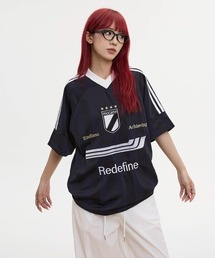 Three-bar Striped Sports Style T-shirt