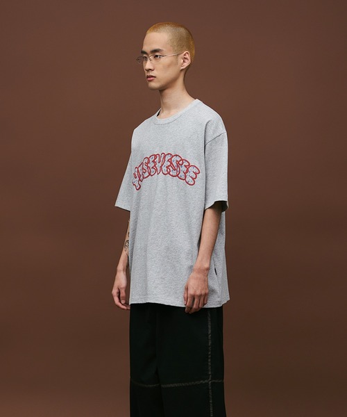 YESEYESEE(イエスアイシー)の「yeseyesee/イエスアイシー Y.E.S Sparkle Tee Tシャツ(Tシャツ/カットソー・メンズ・グレー/チャコールグレー/ネイビー・M/L/XL)」の21枚目の写真