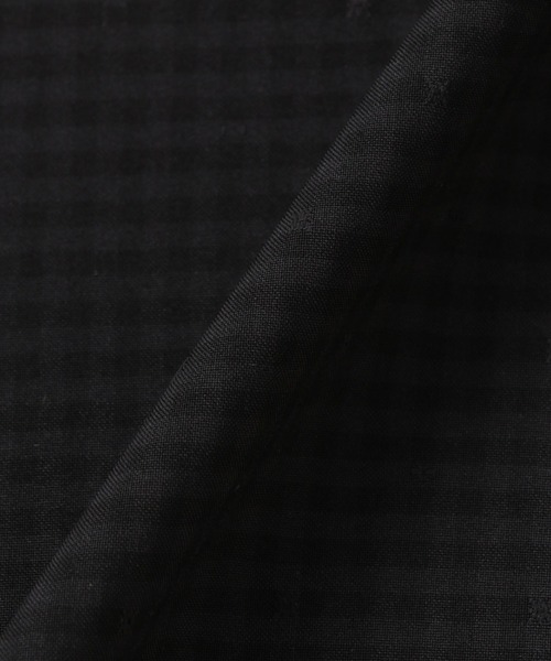 TOKYO SHIRTS（トウキョウシャツ）の「COFREX 配色衿ギャザー 五分袖レディースシャツ（シャツ/ブラウス・レディース・ブラック・L/S/LL/M）」の5枚目の写真