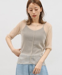 LAKOLE | ラメシアーメロー半袖 / 119363(Tシャツ/カットソー)