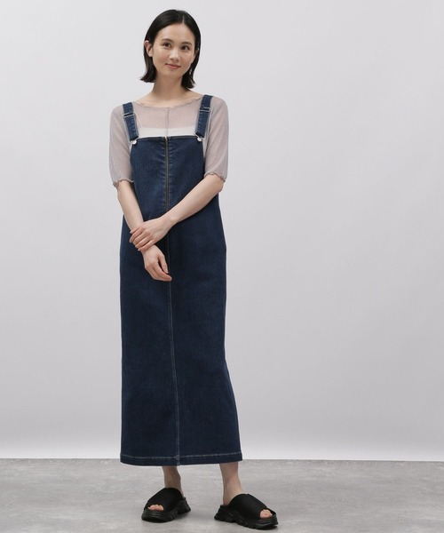 LAKOLE（ラコレ）の「ラメシアーメロー半袖 / 119363（Tシャツ/カットソー・レディース・ブラック/ブルー/グレー/アイボリー・MEDIUM/SMALL）」の10枚目の写真