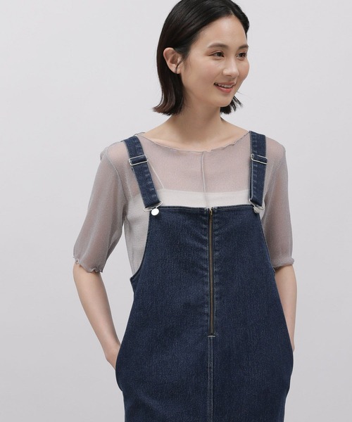 LAKOLE（ラコレ）の「ラメシアーメロー半袖 / 119363（Tシャツ/カットソー・レディース・ブラック/ブルー/グレー/アイボリー・MEDIUM/SMALL）」の11枚目の写真