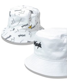 （What it isNt）ART BY MARKGONZALES（ワットイットイズント）の「（What it isNt）/ホワットイットイズント ART BY MARKGONZALES　リバーシブルバケットハット（ハット・メンズ）」