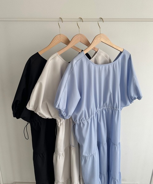 ワンピース Norika21 Paneling Square Neck One Piece Swimsuit