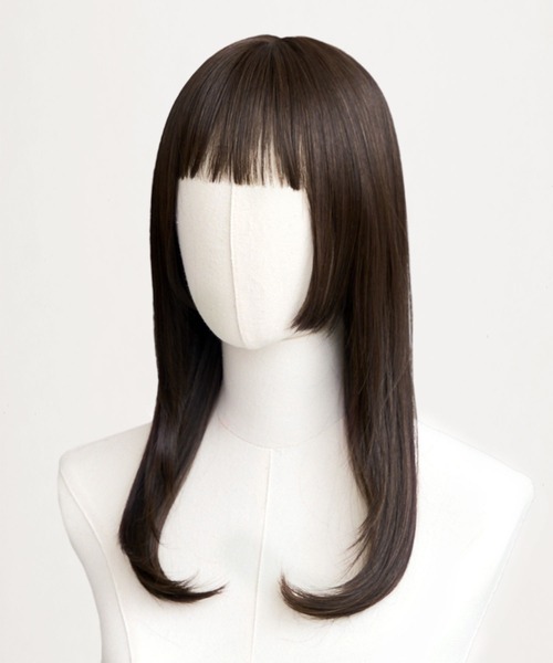 LINEASTORIA（リネアストリア）の「【フルウィッグ・ミディアム】アンソルミディ（ウィッグ・レディース・ブラック×レッド/レッド系/アッシュブラウン/ブラウン/ダークブラウン/グリーン系・FREE）」の2枚目の写真