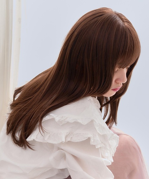 LINEASTORIA（リネアストリア）の「【フルウィッグ・ミディアム】アンソルミディ（ウィッグ・レディース・ブラック×レッド/レッド系/アッシュブラウン/ブラウン/ダークブラウン/グリーン系・FREE）」の15枚目の写真