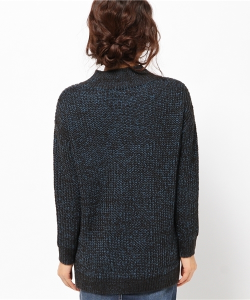 actuel（アクチュエル）の「脇スリットプルオーバーニット（ニット/セーター・レディース・ネイビー/カーキ/ピンク・FREE）」の6枚目の写真