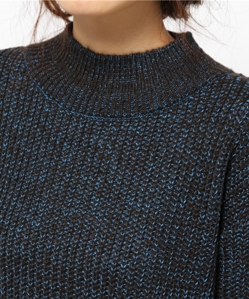 actuel（アクチュエル）の「脇スリットプルオーバーニット（ニット/セーター・レディース・ネイビー/カーキ/ピンク・FREE）」の7枚目の写真