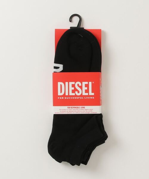 DIESEL(ディーゼル)の「メンズ ソックス 3枚パック(ソックス/靴下・メンズ・ブラック/マルチ/ホワイト・LARGE/SMALL/MEDIUM)」の6枚目の写真